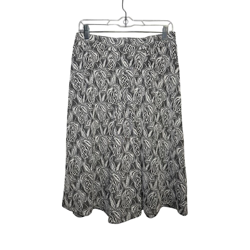 Everleigh abstract skirt womens medium preppy career office business cottage
